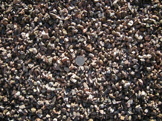 Screened Apache Brown 3/8 inch landscape rock