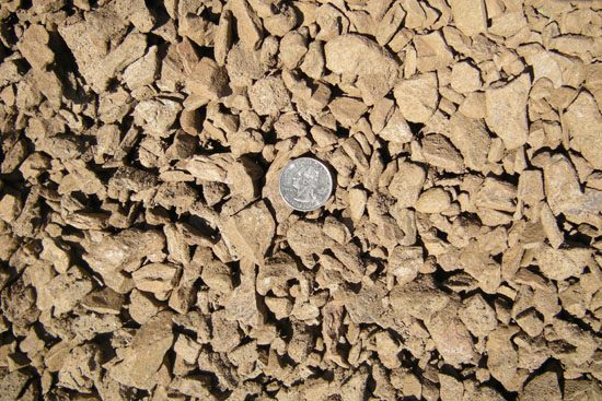 Screened Table Mesa Brown 1/2 inch landscape rock