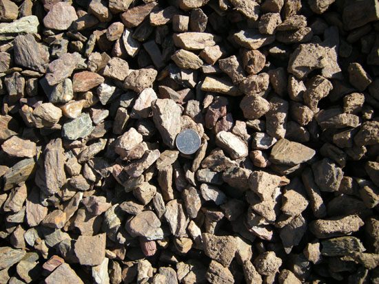Screened Table Mesa Brown 1 inch landscape rock